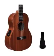 Kadence Mahogany Wood Professional Baritone Ukulele With Acoustic/Electric op...