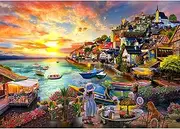 HUADADA Jigsaw Puzzles for Adults 1000 Pieces, Puzzles for Adults 1000 Piece, Challenging Game Toys, Impossible Puzzle, Family Decoration Puzzle - Catcher by The Sea