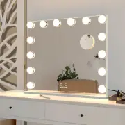 Vanity Mirror Makeup Mirror with Lights, Large Hollywood Mirror with 14 Dimmable