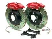 Brembo Front GT Big Brake 4pot Caliper Red 320x28 Drill Disc MINI R50 R52 R53 (for: Mini)