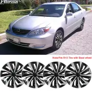 For 96-06 Toyota Camry 15" 4 Hubcaps Wheel Covers Hub Caps Fits R15 Steel Wheel
