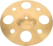 WHAMVOX Crash Cymbal With Hole: 9.82 Inch Alloy Drum Cymbal For Recording And Band Rehearsals Outdoor Music Creation Golden