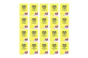 20x Spirax 130 Graph Book A4 48 Pages 10mm Grid Notebook School Notebook Yellow