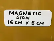 MAGNETIC PALLET RACKING WHITEBOARD LABELS. (PACK of 100) 15CM x 5CM, FREE PENS