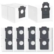 10 Pack Dust Bags for X30 Ultra / X40 Ultra / L10s Pro Ultra Robot Vacuum Cleaner Bags Accessories Parts As shown