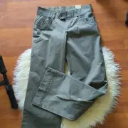 NWT Dockers Straight Loose Fit Army Green Pants/ 4