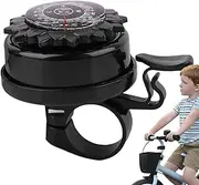 Bike Ring Bell - Mountain Bike Bell | Handlebar Chime Compass Cycling Accessory for Kids Sports Road Commute School Outdoor Camping Racing Park City Beach Mountain