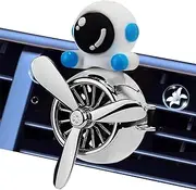 Car Air Freshener, Car Fragrance Diffuser, Cute Astronaut with Rotating Propeller Automotive Interior Accessories for Men Women