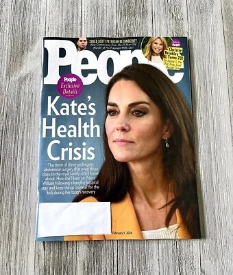 People Magazine February 5, 2024 Kate's Health Crisis Christie Brinkley Turns 70