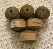 6 Sirdar Yarn Just Soya Double Knitting SH 150 LOT 85351