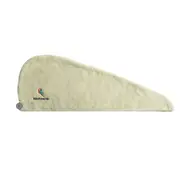Hair Towel Wrap Quick Drying Coral Fleece Adjustable Size Breathable Comfortable for Women Light Green Parrot