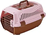 Petio 2-Door Smile Carrier Pink Pet Small