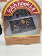 Latch Hook Kit 9128 Moon Owl New In Box. Vintage