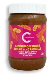 Compliments Cinnamon Sugar Peanut Butter Spread, 500g/17.6 oz