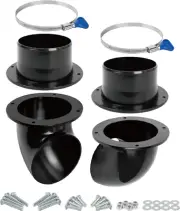 70292V 4" Cyclone Dust Collection Elbows and Couplers Separator Kit Woodworking
