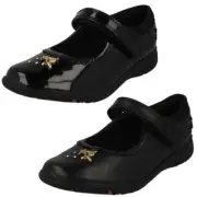 Girls Clarks Mary Jane Style School Shoes - Relda Sea