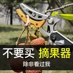 摘水果柿子棗果樹剪刀高枝剪伸縮加長摘果神器多功能家用高空剪采