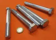 Cap Screw Bolt Metric, PT, GR 10.9 Zinc M16 x 2 x 130 mm Length, 5 Pcs