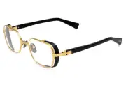 Balmain Eyeglasses Model Brigade 3 BPX-117A-52 Gold With Black 52-21