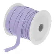 1/2 Inch Double Fold Bias Tape Continuous Bulk Bias Tape (Light Purple 25 Yards)