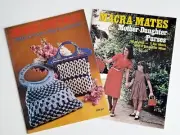 Macrame Purse Patterns - Lot of 2 Books - Purses for Women & Girls