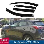 WEATHER SHIELDS FOR MAZDA CX-3 CX3 2015-2021 DOOR WINDOW VISOR WEATHERSHIELD