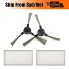 4x/set Side-Brush & Filter For MyGenie ZX1000 Proscenic Robot Vacuum Cleaner NEW