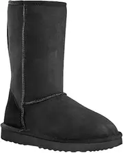 [UGG OUTBACK CLOTHING CO.] Outback UGG Unisex Premium Double Face Sheepskin Long Classic Boots (Black)