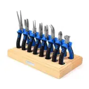8Pcs Set Jewelry Making Tools Mini Precision Pliers Kit Wood Pallet Needle Nose