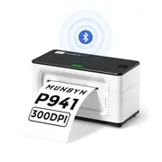 Munbyn Bluetooth Thermal Label Printer P941B|Aus Post Shipping Label Printer White