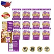 Milton's Multi-Grain Gluten Free Crackers - 7 Grains, Non-GMO, 4.5 Oz Pack of 12