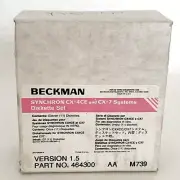 Beckman Synchron CX 4CE and CX 7 Systems Diskette Set Version 1.5 Part 464300