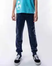 Ring of Fire Cool Texture Heat Seal Joggers Big Boys L Navy Space Dye Drawstring