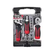 40 Piece Stubby Tool Set Socket Set Screwdriver Spanner Ratchet Tool Kit