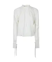 Pinko Ruffled Sleeve Blouse IT44,IT42,IT38 White