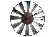 Willow & Silk Windmill Analogue Wall Clock Quartz Home Decor Metal 60cm