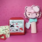 HELLO KITTY隨身零錢包(三麗鷗授權)加手動風扇(如圖為一組)