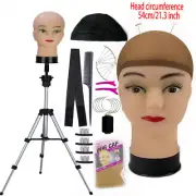Mannequin Head For Making Wig Hat Glasses Display Styling Practice Stand