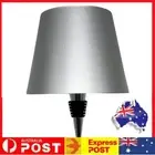 Wireless Bottle Lamp RGB Rechargeable Touch Lamp for Restaurant & Bar (Silvery)