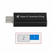 NFHK Virtual Display Adapter USB-C TypeC Plug Headless Ghost Emulator Connector
