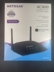New NETGEAR AC1600 Dual Band Gigabit Smart WiFi 5 Router (R6260) Sealed