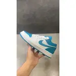 【快速發貨】AIR J-OR-AND 1 LOW “WHITE/TEAL” 白色海軍藍皮革經典 553558-174 男