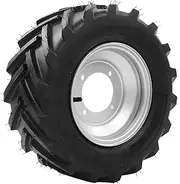Tire and Wheel, 16 X 6.50‑8in Universal Lawn Mower Tire on Wheel with 8in Centered Hub, All Purpose Utility Pneumatic Tire and Wheel Set for Lawnmower, Hand Truck, Dolly, ATV, UTV