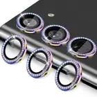For Samsung Galaxy A55 A15 A54 A14 Camera Lens Glass Rings 3D Diamond Protector