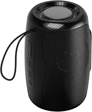 [SUIOPPYUW] Portable Bluetooth Speaker ForTWS Interconnection with One Click Radio Waterproof and Sweat Proof ABS Outdoor Waterproof, Black