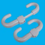 2x Cabinet Slide Lock For Handles, Knobs, Drawers, Cupboard, Home & Child Safety