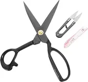 HOODANCOS Tailoring Scissors 9 Inches Large Metal Scissors Professional Fabric Cutters Ideal for Embroidery Sewing Craft Random Color
