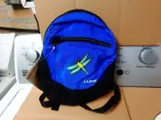 DRAGON FLY YOUNG ADULT BACKPACK L.L BEAN "GO ANY WHERE" 9"X10" NEW W TAGS
