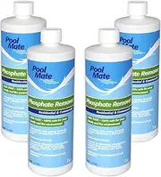 Pool Mate 1-Quart 4-Pack Premium Phosphate Remover Pool, Made in USA