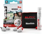 Alpine Hearing Protection Earplugs Motosafe, Pro Style Name:Motosafe Pro